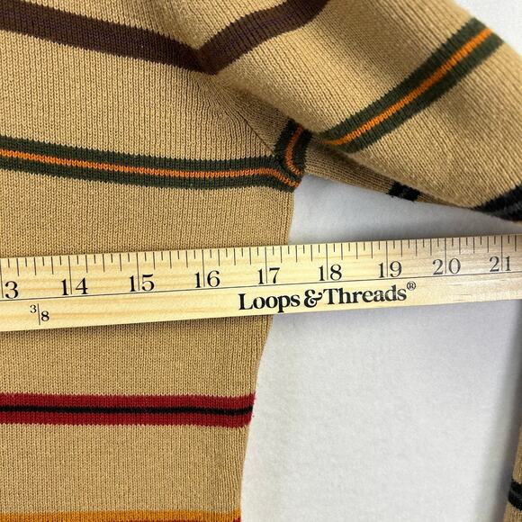 Woman's Tailor Turtle Neck Sweater - Size Large Vintage Retro Grandpa 70s Fall - Picture 8 of 8